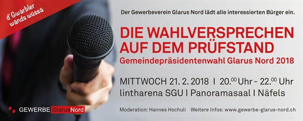 Gemeindepräsidentwahlen Glarus Nord 2018